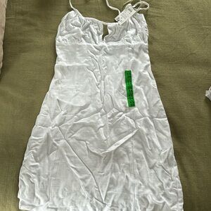 Asos Pull & Bear white dress NWT